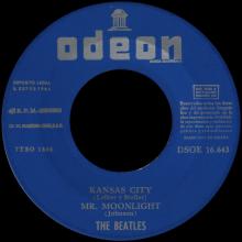 SP213 KANSAS CITY ⁄ MR. MOONLIGHT ⁄ EIGHT DAYS A WEEK ⁄ WORDS OF LOVE - SLEEVE 3 ⁄ RECORD 3 - pic 3