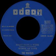 SP213 KANSAS CITY ⁄ MR. MOONLIGHT ⁄ EIGHT DAYS A WEEK ⁄ WORDS OF LOVE - SLEEVE 3 ⁄ RECORD 3 - pic 5