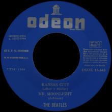 SP215 KANSAS CITY ⁄ MR. MOONLIGHT ⁄ EIGHT DAYS A WEEK ⁄ WORDS OF LOVE - SLEEVE 5 ⁄ RECORD 3 - pic 1