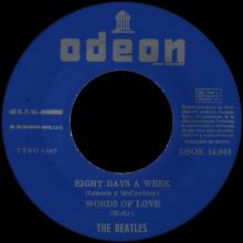 SP215 KANSAS CITY ⁄ MR. MOONLIGHT ⁄ EIGHT DAYS A WEEK ⁄ WORDS OF LOVE - SLEEVE 5 ⁄ RECORD 3 - pic 5