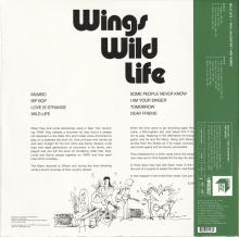 1971 12 07 - 2022 02 04 -  WINGS WILD LIFE - CAPITOL - 00 6 02435 61173 0 - GERMANY - HALF SPEED MASTER - pic 2
