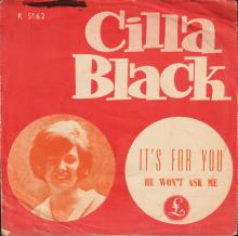 CILLA BLACK - IT'S FOR YOU - NORWAY - R 5162 - pic 1