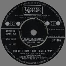 GEORGE MARTIN - LOVE IN THE OPEN AIR ⁄ THEME FROM "THE FAMILY WAY " - UK - UP 1165 - 1966 12 23 - pic 5