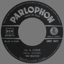 ITALY 1965 04 09 - QMSP 16377 - EIGHT DAYS A WEEK ⁄ I'M A LOSER - D - SLEEVE 1 AND 2 - LABEL 3  - pic 4