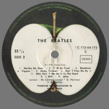 THE BEATLES DISCOGRAPHY FRANCE 1968 11 21 THE BEATLES (WHITE ALBUM) - P - APPLE 1 C 172-04 173⁄4 - FRANCE⁄GERMANY - pic 6