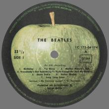 THE BEATLES DISCOGRAPHY FRANCE 1968 11 21 THE BEATLES (WHITE ALBUM) - P - APPLE 1 C 172-04 173⁄4 - FRANCE⁄GERMANY - pic 7