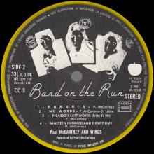 1973 12 07 - 1978 - PAUL McCARTNEY AND WINGS - BAND ON THE RUN - DC 9 - FRANCE COLORED - DIE CUT SLEEVE - pic 6