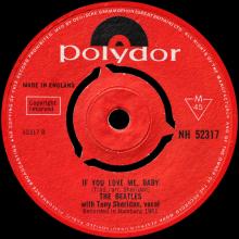 1964 05 29 TONY SHERIDAN & THE BEATLES - AIN'T SHE SWEET ⁄ IF YOU LOVE ME, BABY - POLYDOR NH 52317 REISSUE 1967 - pic 1