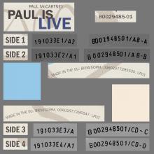 1993 11 15 - 2019 07 12 - PAUL IS LIVE - 6 02577 28567 7 - 0602577285523  - pic 1