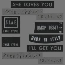 ITALY 1963 11 12 - QMSP 16347 - SHE LOVES YOU ⁄ I'LL GET YOU - B - LABELS - pic 18