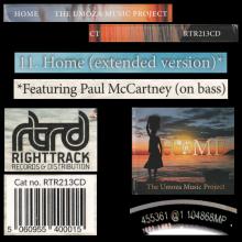 THE UMOZA MUSIC PROJECT - HOME (EXTENDED VERSION) CD - pic 7