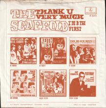 1967 11 03 - THE SCAFFOLD - THANK U VERY MUCH⁄I'D BE THE FIRST - UK⁄HOL - R 5643 - pic 2