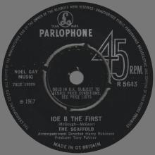 1967 11 03 - THE SCAFFOLD - THANK U VERY MUCH⁄I'D BE THE FIRST - UK⁄HOL - R 5643 - pic 5