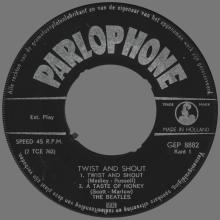 HOLLAND - 1963 07 00 - 1 - TWIST AND SHOUT - GEP 8882 - pic 3