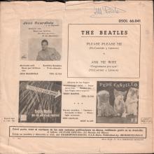SPAIN 1963 04 30 - PLEASE PLEASE ME ⁄ ASK ME WHY - SLEEVE 03 LABEL B - DSOL 66.041 - pic 1