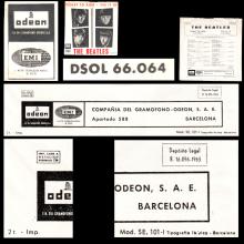 SPAIN 1965 06 10 - DSOL 66.064 - TICKET TO RIDE ⁄ YES IT IS - SLEEVE 1 LABEL 1 A - pic 4