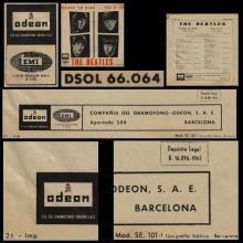 SPAIN 1965 06 10 - DSOL 66.064 - TICKET TO RIDE ⁄ YES IT IS - SLEEVE 2 LABEL 1 C - pic 1
