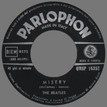 ITALY 1964 01 02 - QMSP 16352 - TWIST AND SHOUT ⁄ MISERY - B - LABELS - pic 12