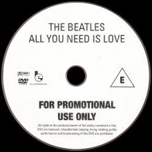 2013 08 05 UK PROMO DVD - THE BEATLES - ALL YOU NEED IS LOVE - pic 3
