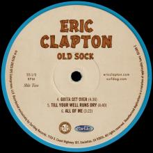 2023 08 25 - OLD SOCK - ERIC CLAPTON - DOUBLE LP - 82488-2 - BLUE VINYL - pic 5
