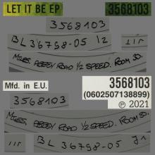 2021 10 15 - LET IT BE - 5 LP EDITION - 0602507138899 - BOX E - pic 2