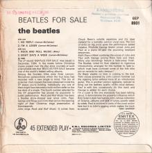 HOLLAND - 1965 04 00 - 3A - BEATLES FOR SALE - GEP 8931 - pic 5