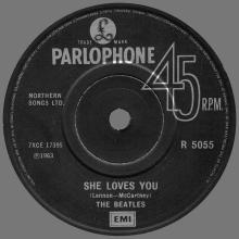 1982 12 07 THE BEATLES SINGLES COLLECTION - BSCP1 - R 5055 - C - SHE LOVES YOU / I'LL GET YOU - pic 1