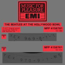 THE BEATLES DISCOGRAPHY UK 1977 05 06 - THE BEATLES AT THE HOLLYWOOD BOWL - MFP 41 5676 1 - 5 099941 56764 6 - pic 4