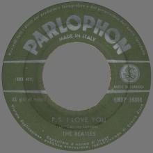 ITALY 1964 01 02 - QMSP 16351 - P.S. I LOVE YOU ⁄ I WANT TO HOLD YOUR HAND - B - LABELS - pic 5