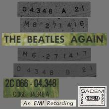 THE BEATLES DISCOGRAPHY FRANCE 1970 03 16 THE BEATLES AGAIN - N - APPLE SACEM - Y 2C 066 04348 - BOXED SET B - pic 1