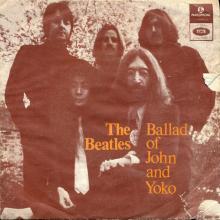 BEATLES DISCOGRAPHY PORTUGAL 070 A - THE BALLAD OF JOHN AND YOKO / OLD BROWN SHOE - PDP 5092 - pic 1