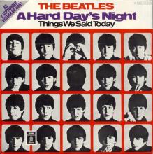 A HARD DAY'S NIGHT - THINGS WE SAID TODAY - 1976 / 1987 - 1 C 006-04 466 - 1 - SLEEVES - pic 6
