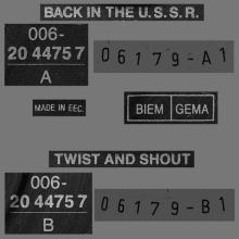 BACK IN THE U.S.S.R. - TWIST AND SHOUT - 1992 - 006-20 44757 - 2 - RECORDS - pic 1