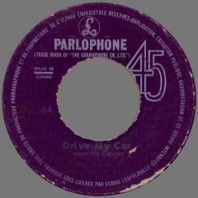 BEATLES DISCOGRAPHY CONGO - 1966 02 00 - DP 564 - MICHELLE / DRIVE MY CAR - pic 2