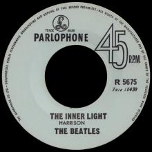 BEATLES DISCOGRAPHY CONGO - 1968 03 15 - R 5675 - LADY MADONA ⁄ THE INNER LIGHT - pic 1