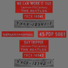 BEATLES DISCOGRAPHY PORTUGAL 010 - WE CAN WORK IT OUT / DAY TRIPPER - PDP 5081 - pic 1