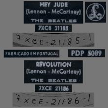 BEATLES DISCOGRAPHY PORTUGAL 050 A - HEY JUDE / REVOLUTION - PDP 5089 - pic 1