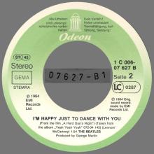 BEATLES MOVIE MEDLEY - I'M HAPPY JUST TO DANCE WITH YOU - 1976 ⁄ 1987 - 1C 006-07 627 - 2 - RECORDS - pic 6