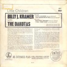 BILLY J. KRAMER WITH THE DAKOTAS - I CALL YOUR NAME - GEP 8907 - UK - EP - pic 1