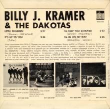 BILLY J. KRAMER WITH THE DAKOTAS - I'LL KEEP YOU SATISFIED ⁄ I'LL BE ON MY WAY - SOE 3753 - FRANCE - EP - pic 2