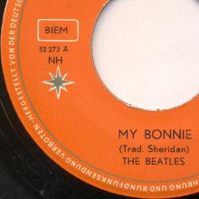 Beatles Discography Belgium 002 My Bonnie ⁄ The Saints - Polydor 52 273 A - Trad . - Type 2 - pic 5