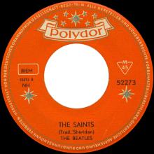 THE BEATLES DISCOGRAPHY BELGIUM 003 My Bonnie ⁄ The Saints - Polydor 52 273 A - Trad - Type 3 - pic 1