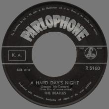 THE BEATLES DISCOGRAPHY BELGIUM 006 - A HARD DAY'S NIGHT / THINGS WE SAID TODAY - R 5160 - pic 1
