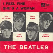 THE BEATLES DISCOGRAPHY BELGIUM 010 - 011 - I FEEL FINE / SHE'S A WOMAN - R 5200 - pic 5