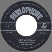 THE BEATLES DISCOGRAPHY BELGIUM 010 - 011 - I FEEL FINE / SHE'S A WOMAN - R 5200 - pic 1