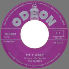 Beatles Discography Belgium 020 - a - b - c - d Rock And Roll Music ⁄ I'm A Loser MO 20007 - Purple Label - pic 5