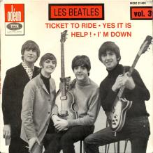 Beatles Discography Belgium 027a LES BEATLES Vol.3 - MOE 21 003 - pic 1