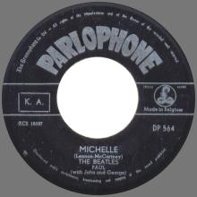 THE BEATLES DISCOGRAPHY BELGIUM 045 - MICHELLE / DRIVE MY CAR - DP 564 - pic 1