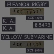 THE BEATLES DISCOGRAPHY BELGIUM 050 - 051 - ELEANOR RIGBY / YELLOW SUBMARINE - R 5493 R 5493 - pic 1