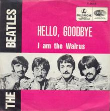 THE BEATLES DISCOGRAPHY BELGIUM 060 - HELLO , GOODBYE / I AM THE WALRUS - R 5655 - pic 5